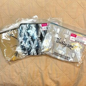 NWT Thirty-One Mini Zipper Pouch Bundle